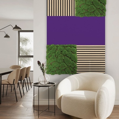 Jangal Modular Wall rPET VIOLET 11201B 1040 x 520 mm 0,5408m²