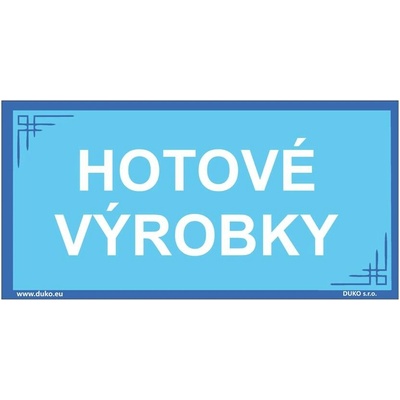 DUKO HOTOVÉ VÝROBKY Formát: 300 x 150 mm, Materiál: plast 1 mm, samolepící vinylová fólie