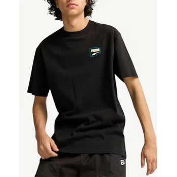PUMA Downtown Relaxed Graphic Tee Black