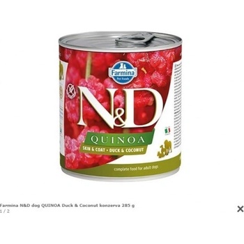 N&D dog QUINOA Duck & Coconut 285 g