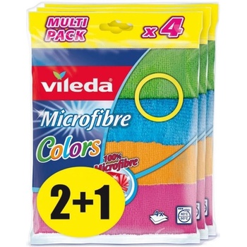 Vileda Mikro Colors handrička balenie 2+1 4 ks