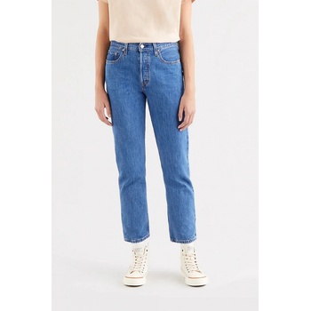 Levi´s dámske rifle 501 original cropped jeans modré
