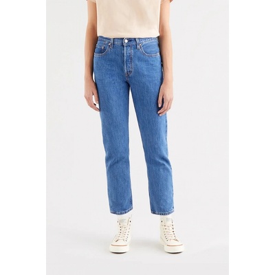 Levi´s dámske rifle 501 original cropped jeans modré