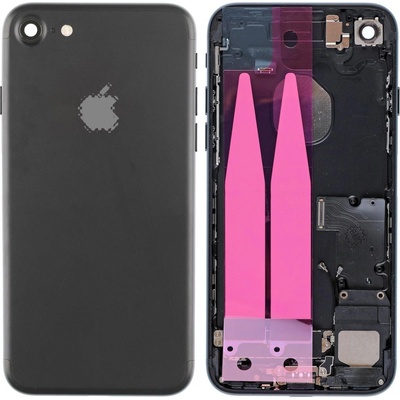 Kryt Apple iPhone 7 Zadní Housing s Malými Díly černý