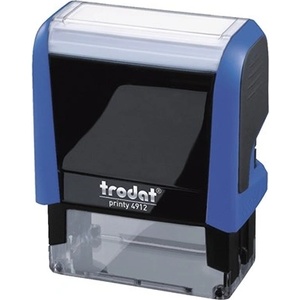 TRODAT Печат TRODAT Printy 4.0 4912 небесносин корпус черен тампон 4912K/F (4912K/F)