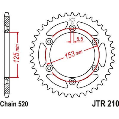 JT Sprockets JTR 210-55 – Sleviste.cz