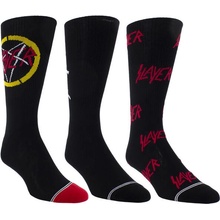 Perri´s Socks ponožky set 3 párů SLAYER VOLUME CREW SLA370-001 BLACK