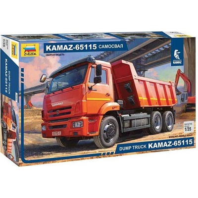 Zvezda KAMAZ-65115 sklápěč stavebnice 1:35