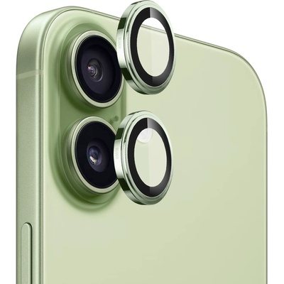 Blueo Предпазни сапфирени лещи за камерата на iPhone 17 - Blueo Sapphire Crystal Original Camera Lens Glass Protector (зелен) (KF2356039)