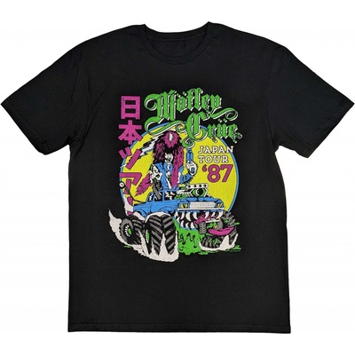 Motley Crue tričko Girls Girls Girls Japanese Tour '87 čierne