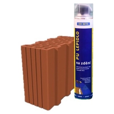 Cihla broušená vysoce pevná Profiblok 1/2 300 P15 Brus 125 × 300 × 249 mm KM BETA s pěnou 1 paleta 1 paleta