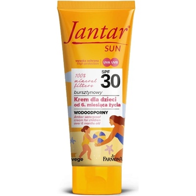 Farmona Natural Cosmetics Laboratory Слънцезащитен крем за деца над 6 месеца с висока защита SPF 30 Farmona Jantar SUN (FASUN983195)