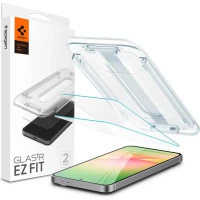 Spigen Glass tR EZ Fit 2 бр. , прозрачен - Samsung Galaxy S24 FE (AGL08729)