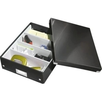 Leitz Box archivační organizační Click-N-Store M (A4), černý