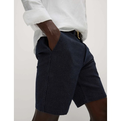 Marks & Spencer Chino шорти с частично еластична талия Marks & Spencer тъмносини Marks & Spencer | Sin | МЪЖЕ | 34 MID