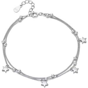 Silenti Jewelry Сребърна гривна "Звездоброй