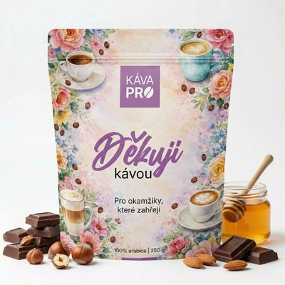 KávaPRO Děkuji kávou Light mletí espresso 250 g