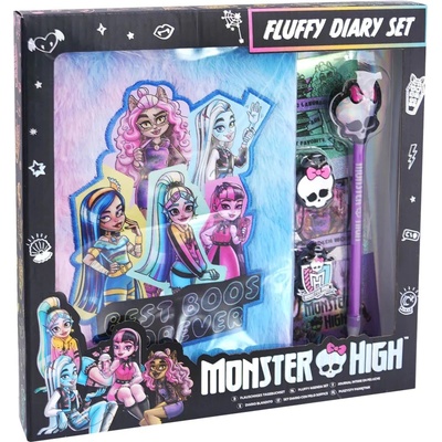 Clementoni Пухкав дневник Clementoni - Monster High, с химикалка (71-0004)