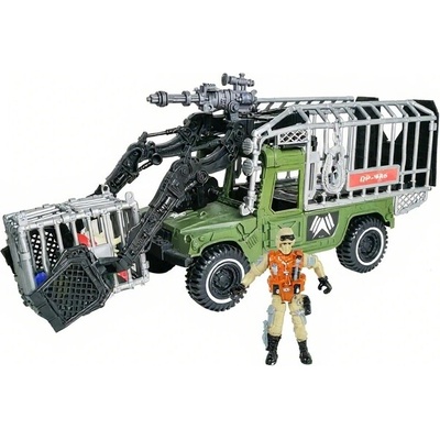 Wiky Voják Lovec dinosaurů set s nákladním autem 40 cm