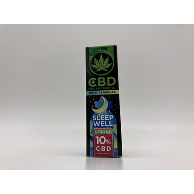 Euphoria CBD olej 10% s terpeny SLEEP WELL 10 ml