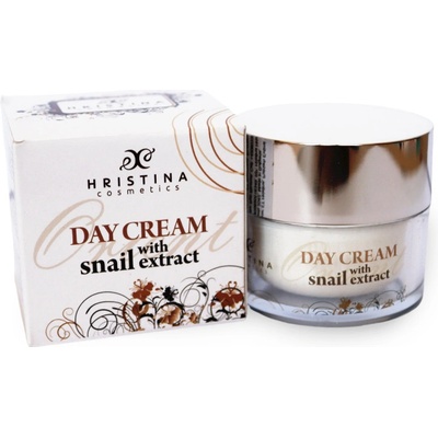 Hristina přírodní denní krém s hlemýždím extraktem 50 ml