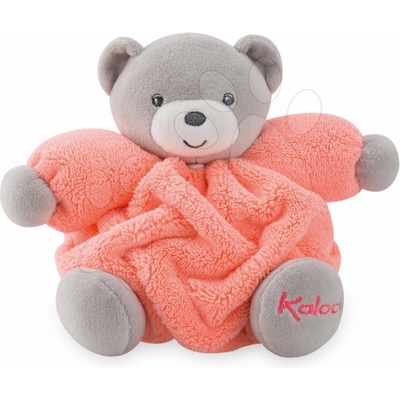 Kaloo medvěd Chubby Neon oranžový 18 cm