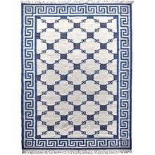 Diamond Carpets Geo DESP P82 Silver Blue modrá