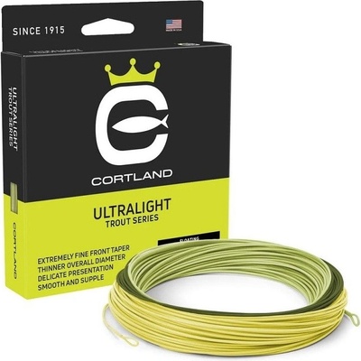 Cortland Muškárska Šnúra Trout Ultralight Freshwater Tricolor WF5F 90ft