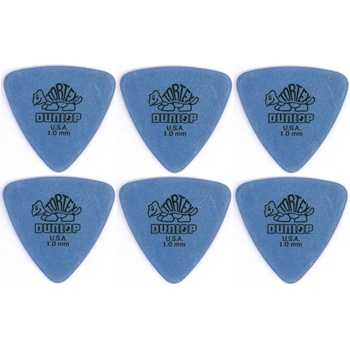 Dunlop 431R 1.00 Tortex Triangle 6 Перце за китара (431R100-6PACK-SET)