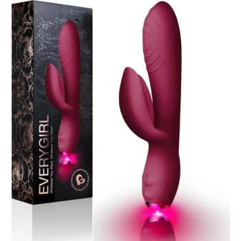 Image 1 of Вибратор с изискан дизайн, 18см. - Every Girl Burgundy (ROCKS00295)