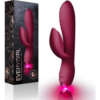 Вибратор с изискан дизайн, 18см. - Every Girl Burgundy (ROCKS00295)