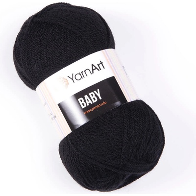 Yarn Art příze Baby 585 černá