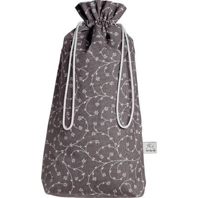 Veľký wrapáčik L - Šedý s ornamentem