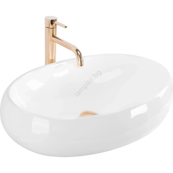 Rea REA-U0656 - Мивка за плот MELANIA 40, 5x60 см керамика/лъскаво бяло (RE0307)