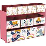 Ginger Home Органайзер-етажерка за играчки и книжки Ginger Home - Super Girl, С 9 коша (TF6018) - kindermarket