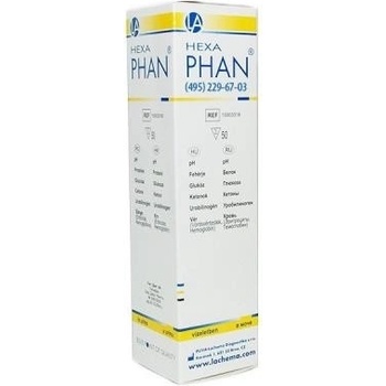 Hexaphan diagnostické prúžky na moč 50 ks