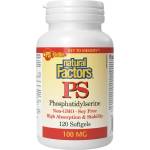 Natural Factors PS Phosphatidylserine 100 mg [120 Гел капсули]
