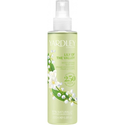 Yardley Tělová mlha Konvalinka 200 ml