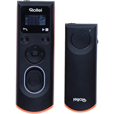 Rollei wireless remote shutter release for Sony - allows wireless remote shutter release, long exposures, continuous shooting and time interval recordings of your (manufacturer) DSLM/DSLR camera, LCD display illuminated - 281120