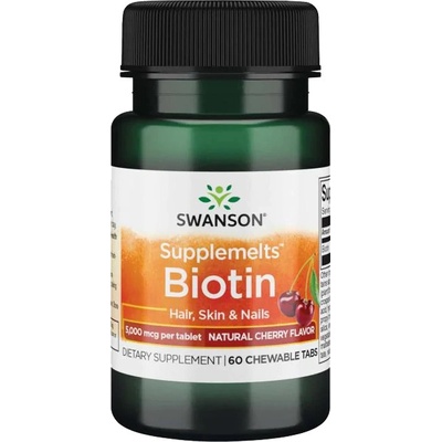 Swanson Biotin 60 cucací tabliety