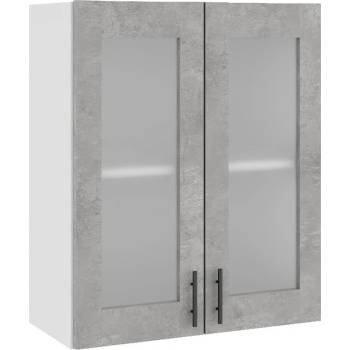 Горен кухненски шкаф Glamour B-60 с витрина