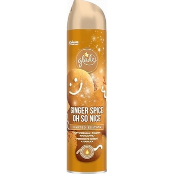 Glade Ginger Spice Oh So Nice s vôňou perníkového korenia a vanilky osviežovač vzduchu sprej 300 ml