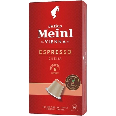 Julius Meinl Kompostovatelné kávové kapsle INSPRESSO Espresso Crema do Nespresso 10 ks