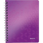 Leitz Спирална тетрадка на каре LEITZ Wow A/5 80 листа лилаво 46410062 (46410062)