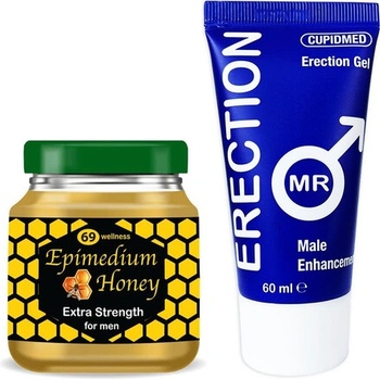 Възбуждащ мед Епимедиум маджун за мъже 40гр. + Гел за Ерекция 60мл