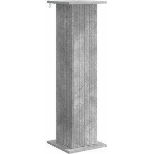 vidaXL Стойка за растения Бетонно сиво 30, 5 x 30 x 100, 5 см (899750)