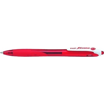 Pilot Химикалка, 0, 27 мм, с бутон, PILOT "Rexgrip", червена BRG-10F-RR-BG (BRG-10F-RR-BG)