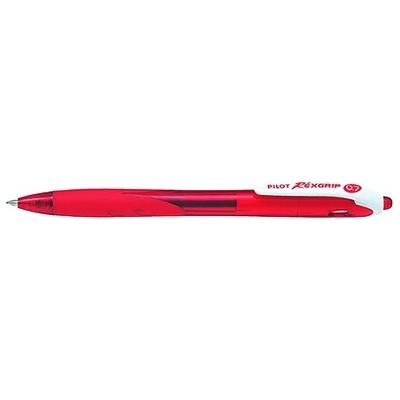 Pilot Химикалка, 0, 27 мм, с бутон, PILOT "Rexgrip", червена BRG-10F-RR-BG (BRG-10F-RR-BG)