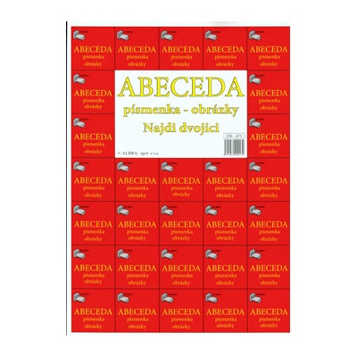 Abeceda písmenka-obrázky - Najdi dvojici výuková brožura obrazová
