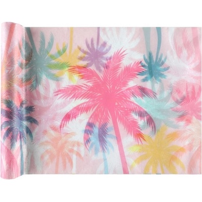 Santex Šerpa stolová Palmy multicolor 30 cmx5 m